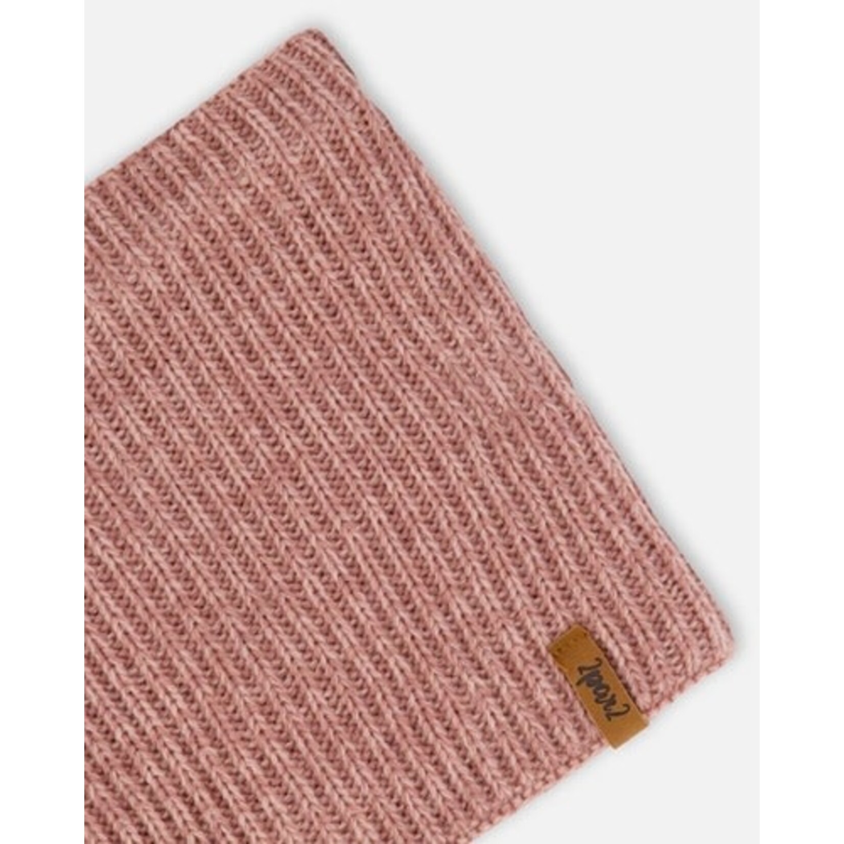 Deux par Deux DEUX PAR DEUX - Mid-season knitted neck warmer 'Dusty Pink'