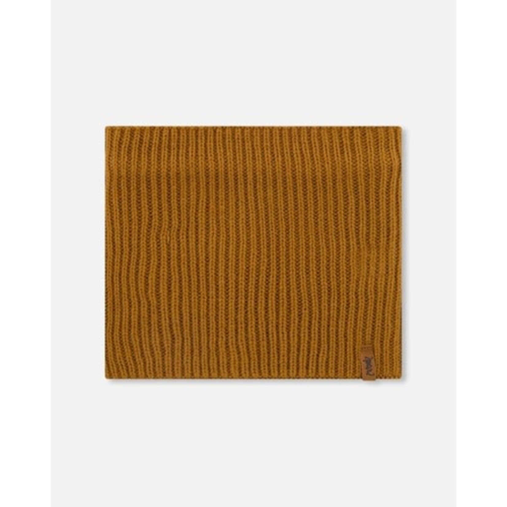 Deux par Deux DEUX PAR DEUX -  Mid-season knitted neck warmer 'Pecan Brown'