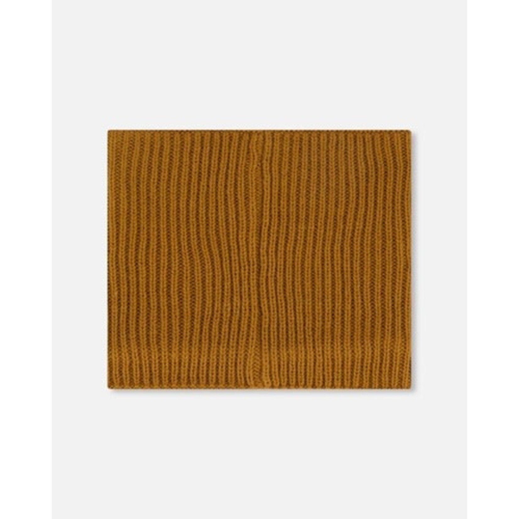 Deux par Deux DEUX PAR DEUX -  Mid-season knitted neck warmer 'Pecan Brown'