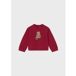 Mayoral MAYORAL - Oversized T-Shirt with Cat and Hearts Embroidery