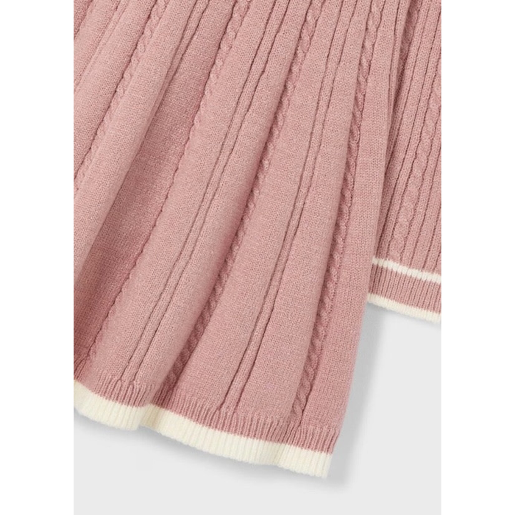 Mayoral MAYORAL - Robe à manches longues rose en tricot