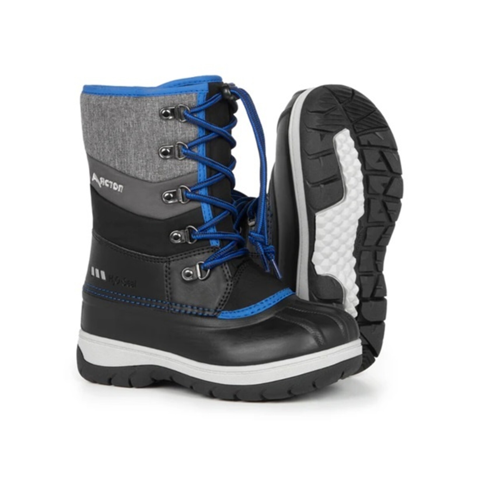 Acton ACTON - Winter Boots 'Gummy - Black and Blue'