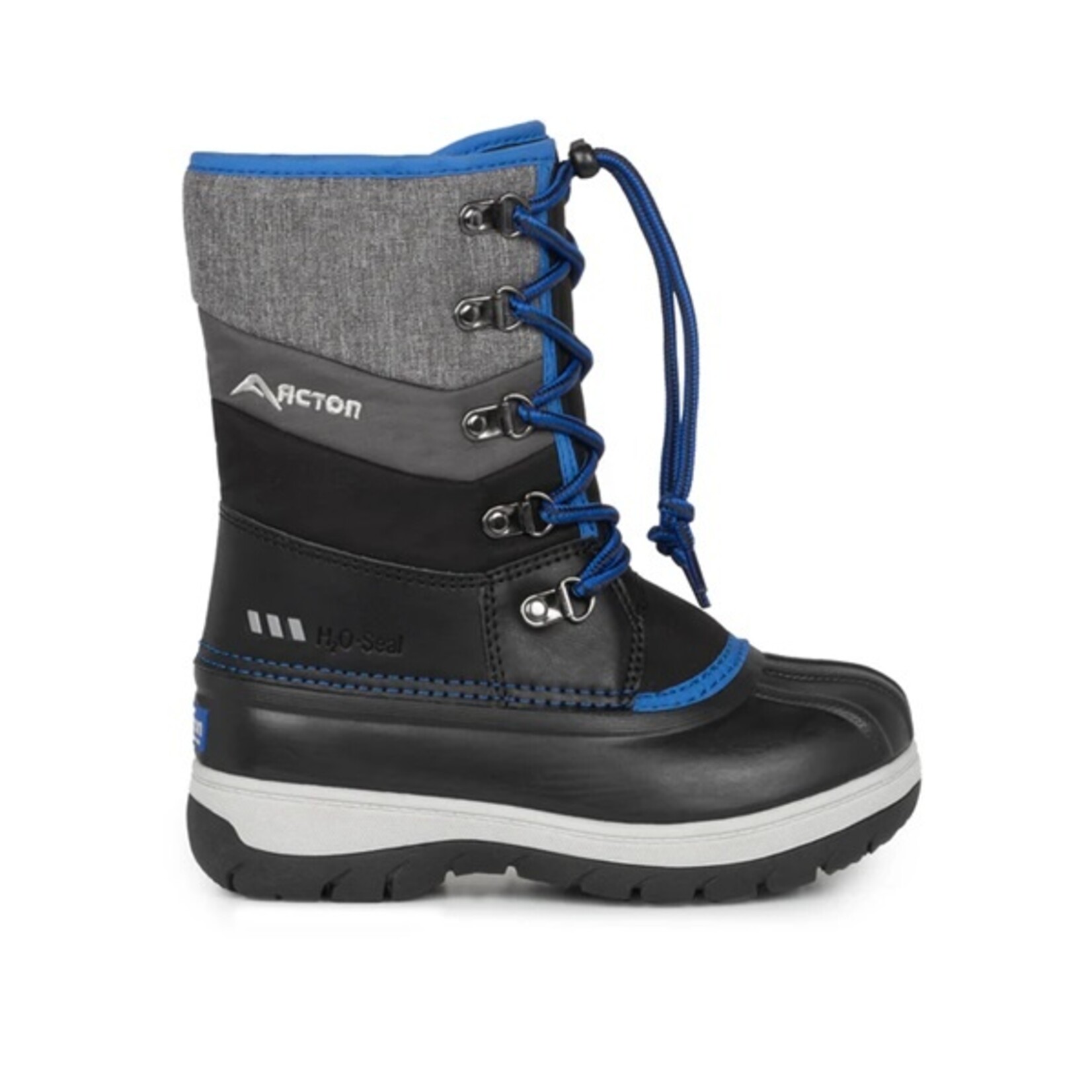 Acton ACTON - Winter Boots 'Gummy - Black and Blue'