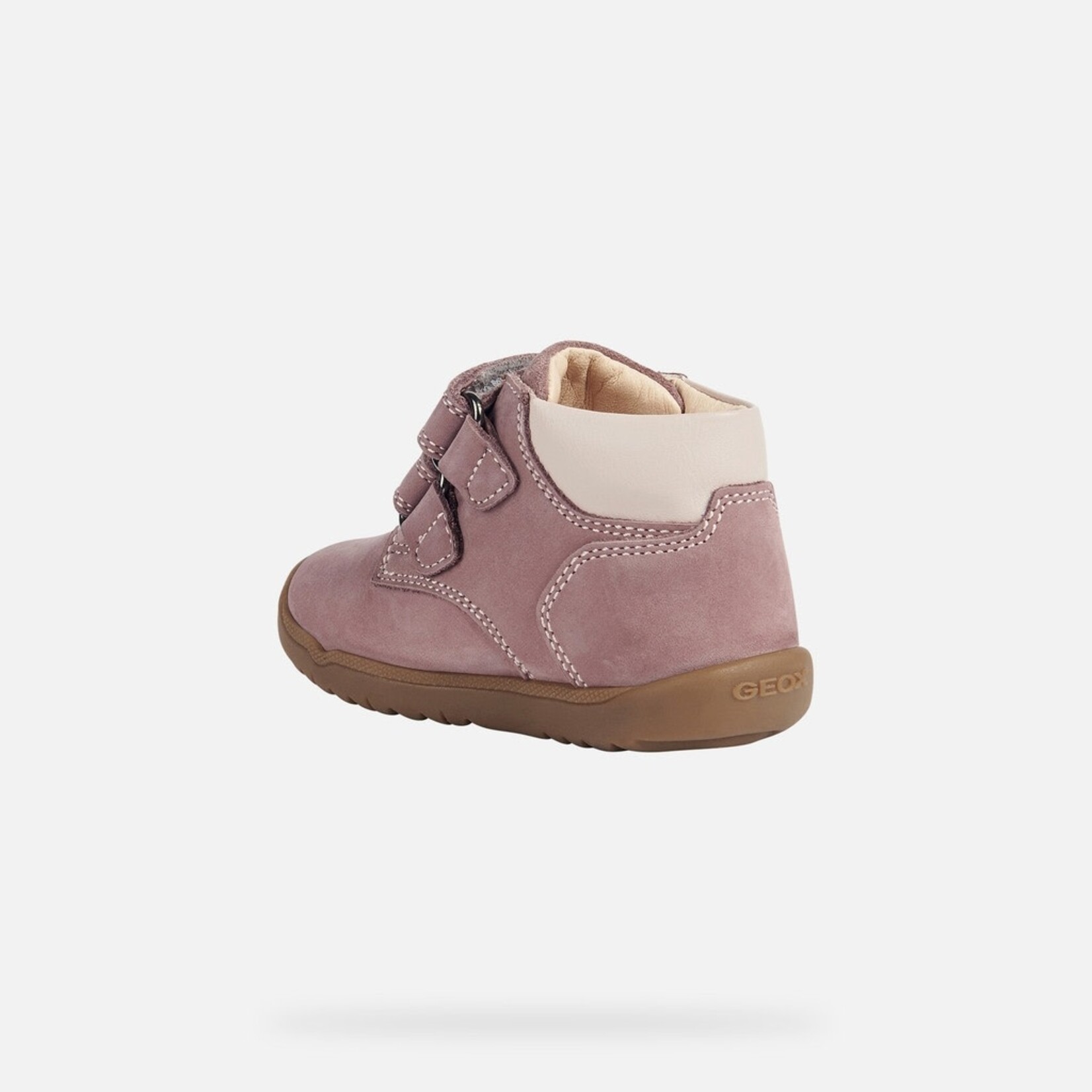 Geox GEOX - Chaussures bottillon de cuir 'B. Macchia - Dark Pink/Light Rose'