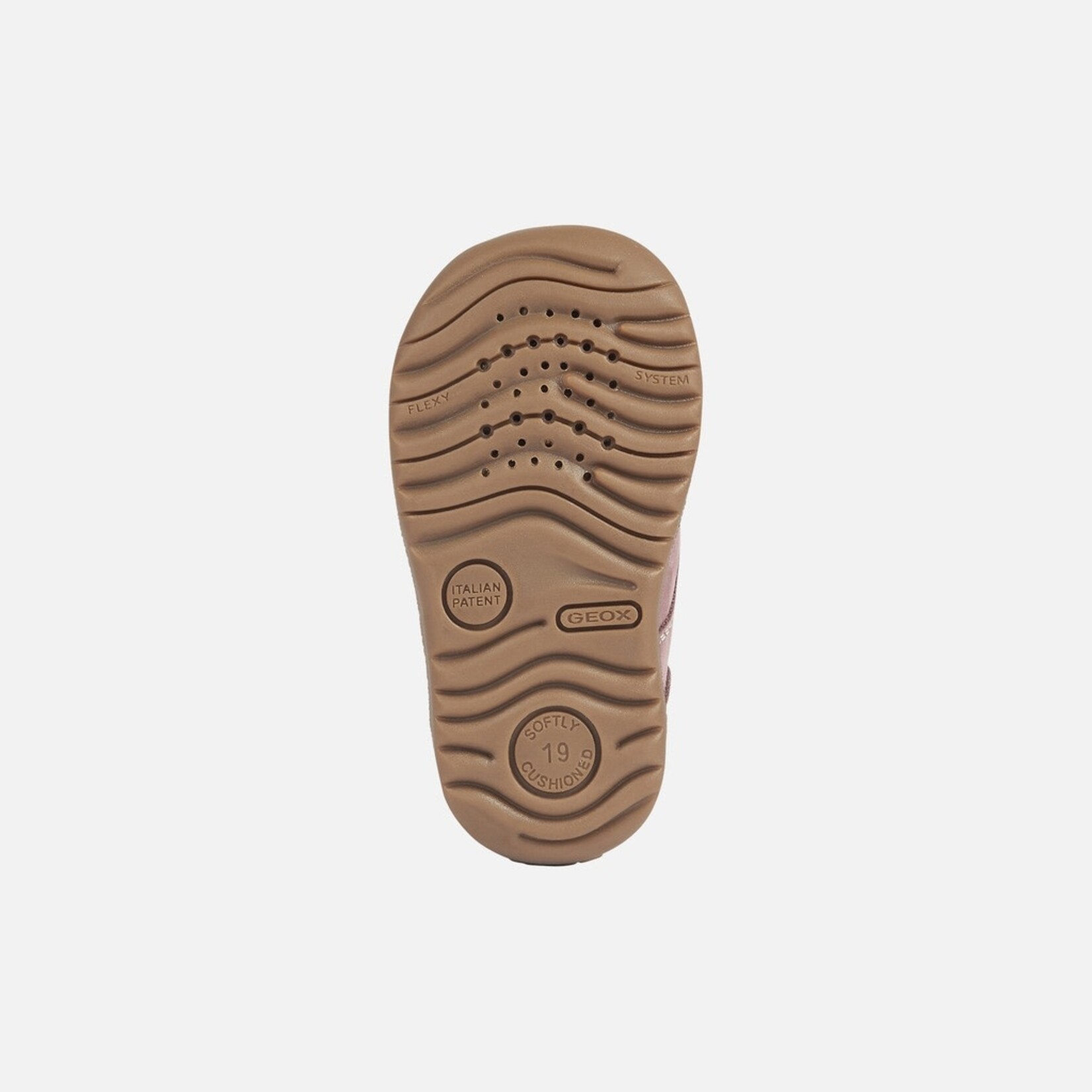 Geox GEOX - Leather ankle boot shoes 'B. Macchia - Dark Pink/Light Rose'