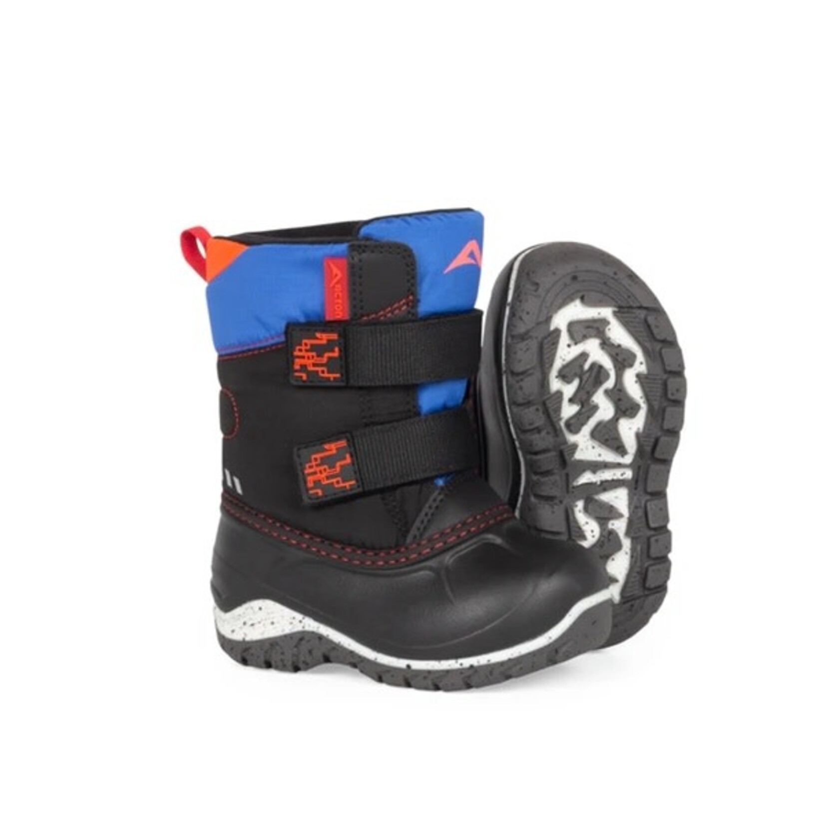 Acton ACTON - Bottes d'hiver 'Kiddy - Noir, bleu royal et rouge