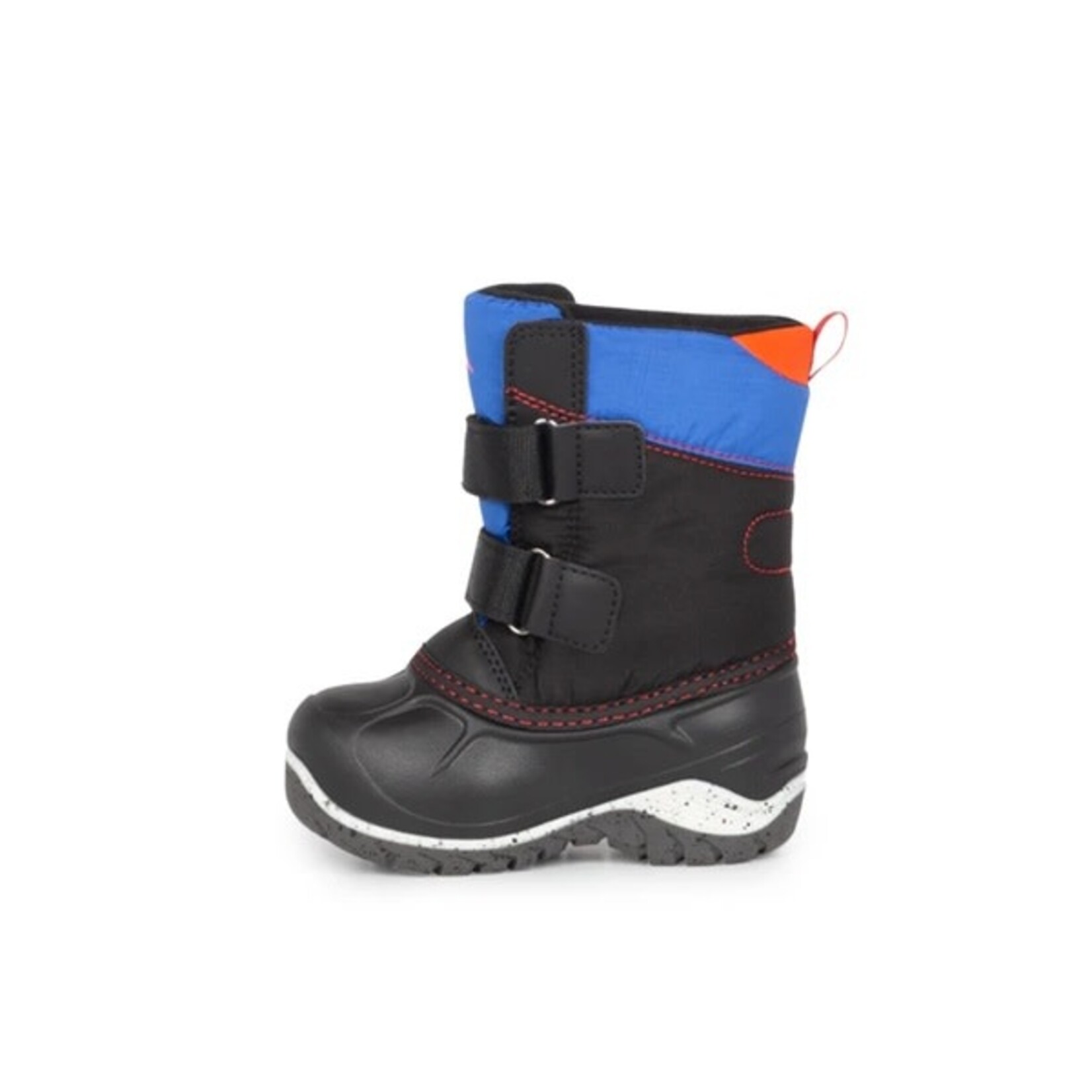 Acton ACTON - Winter Boots 'Kiddy - Black, royal blue and red'