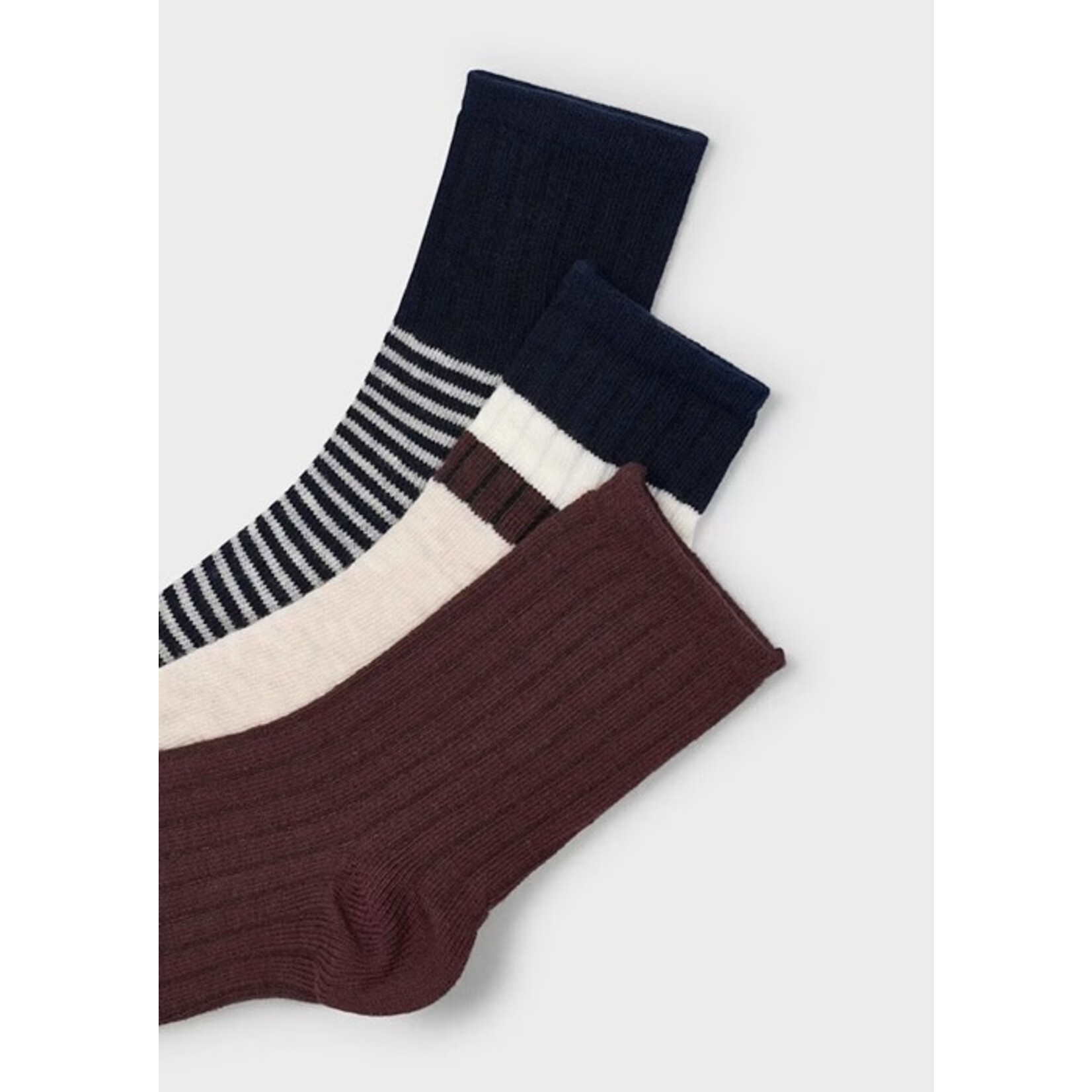 Mayoral MAYORAL - Lot de 3 paires de chaussettes 'Brun/Beige/Noir'