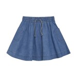 Minymo MINYMO - Jupe en chambray avec cordon à la taille et poches