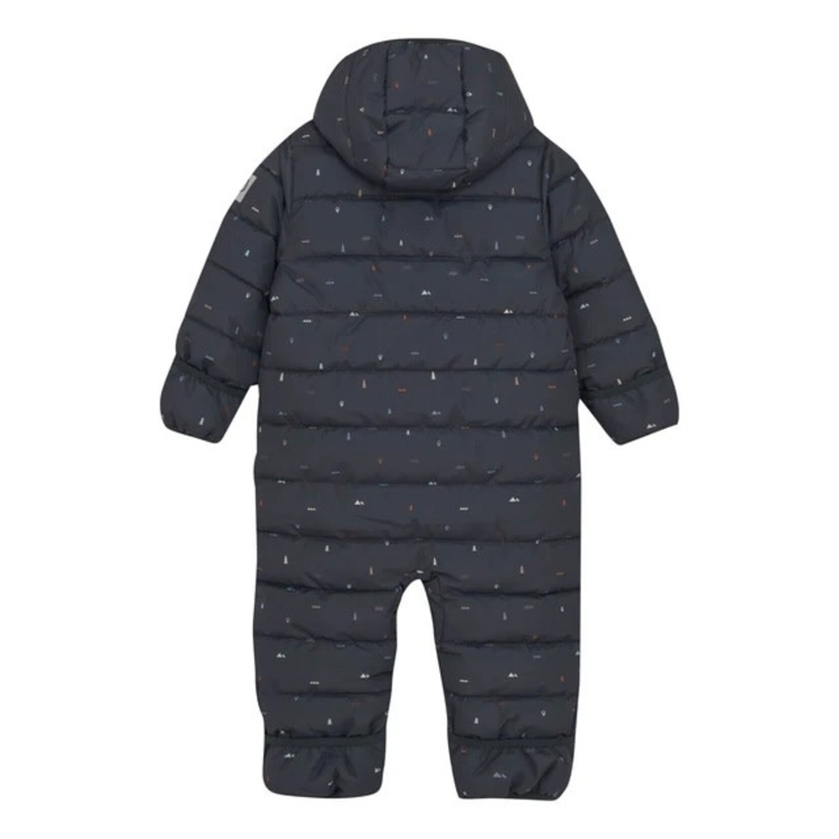 Color Kids COLORKIDS - Black snowsuit with small colored details