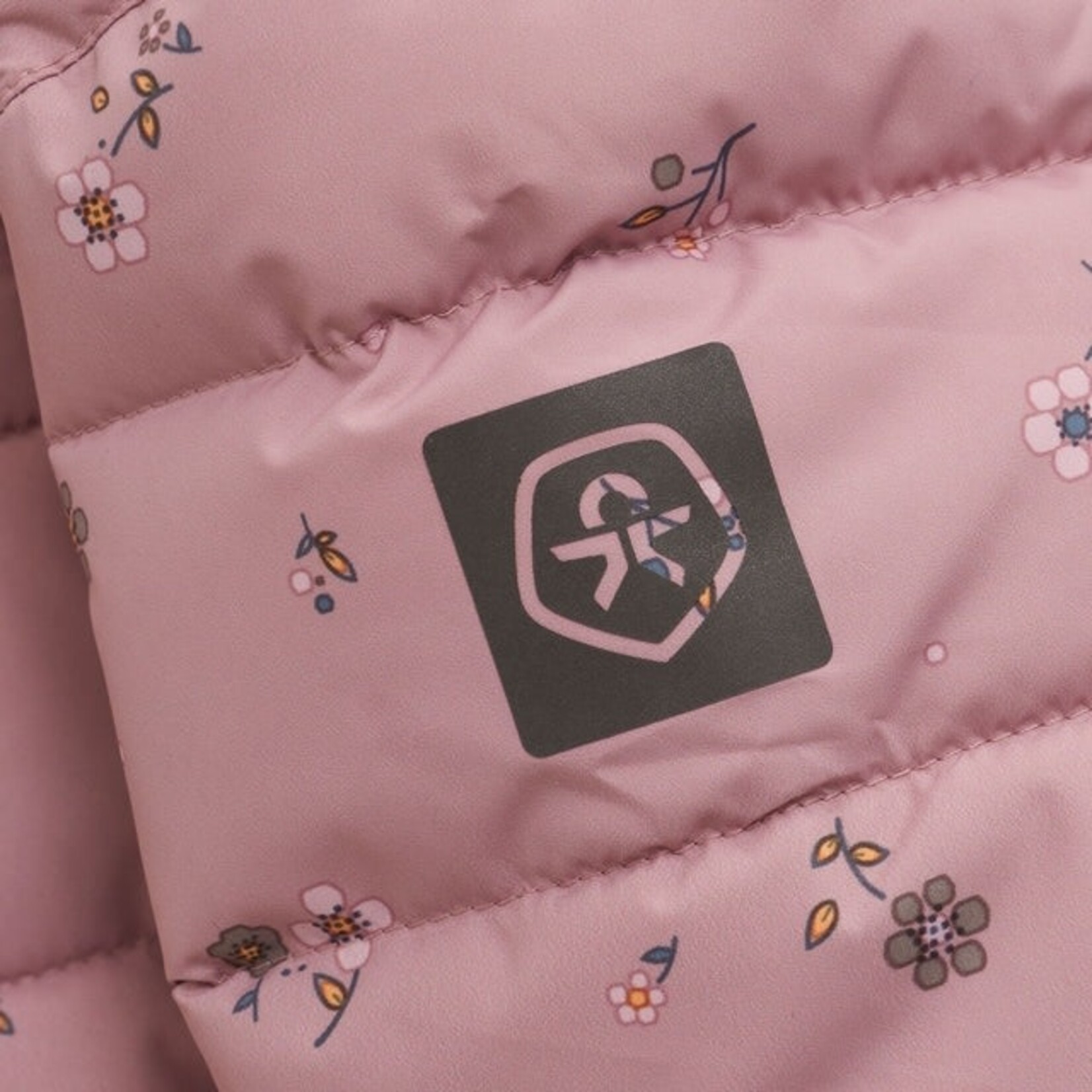 Color Kids COLORKIDS - Combinaison de neige Rose avec petites fleurs