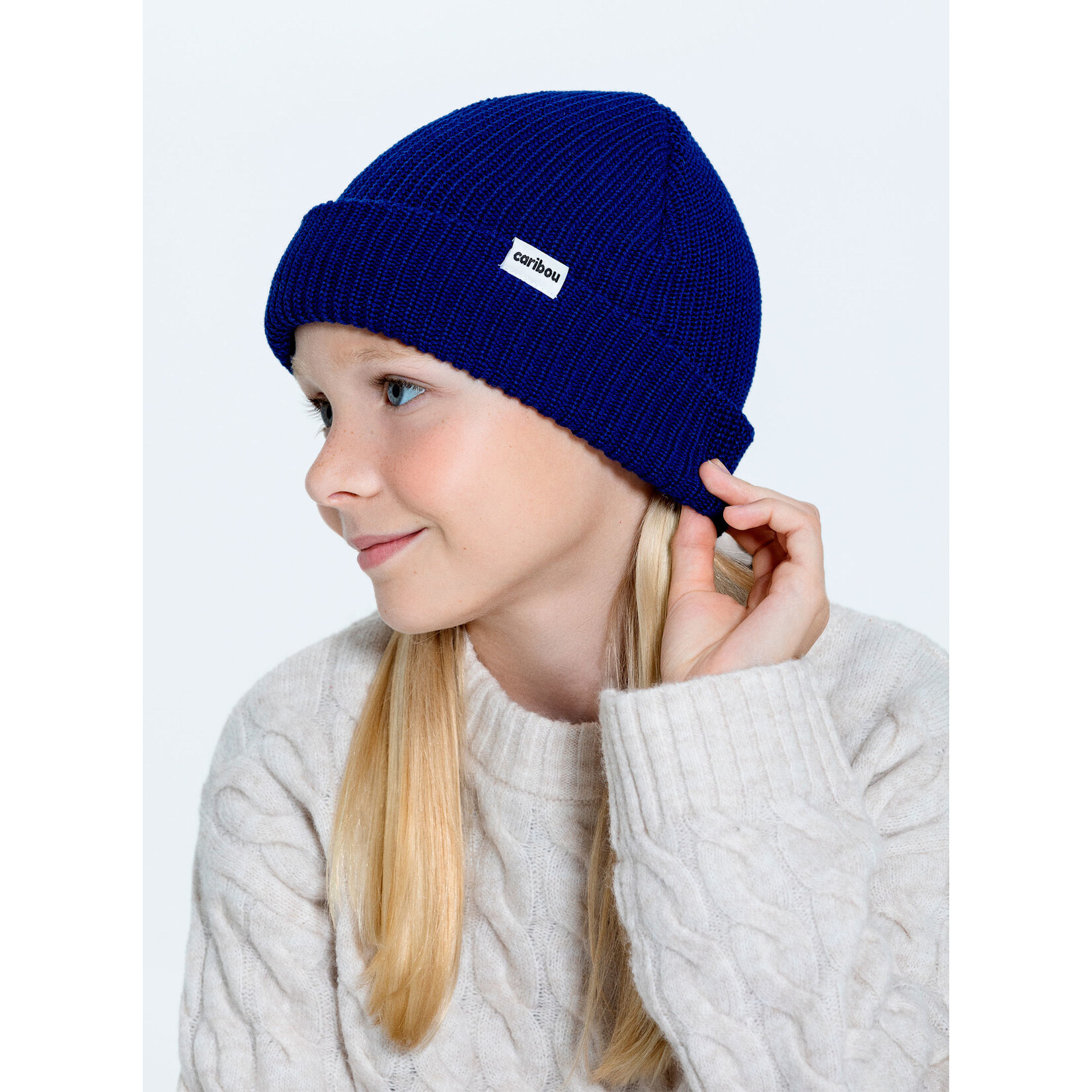 Caribou CARIBOU - Fisherman's knit beany - Indigo