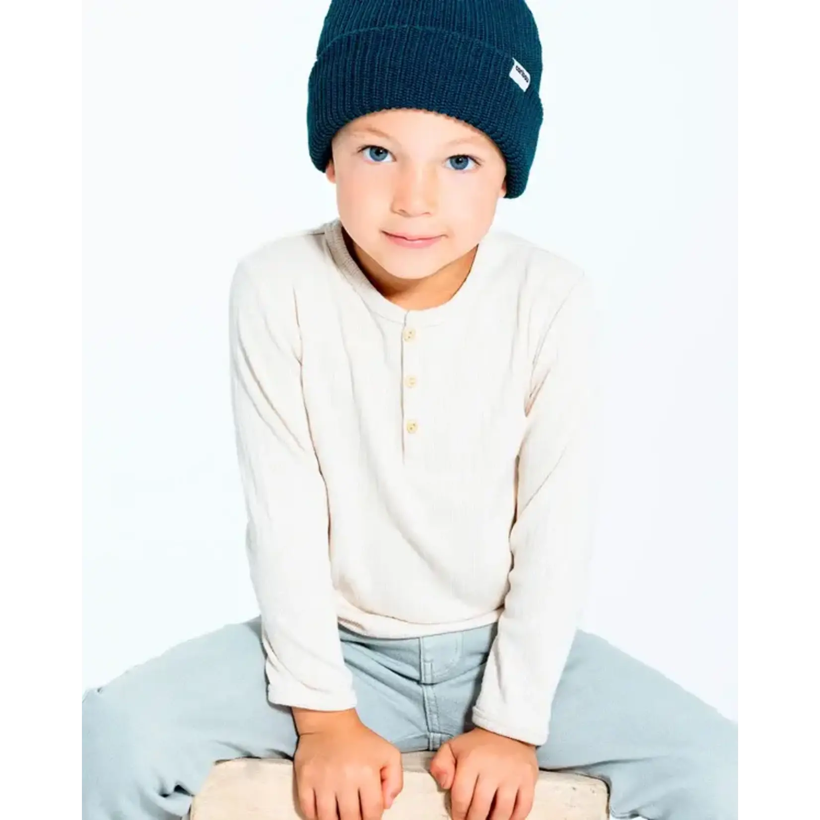 Caribou CARIBOU - Fisherman's knit beany - dark green