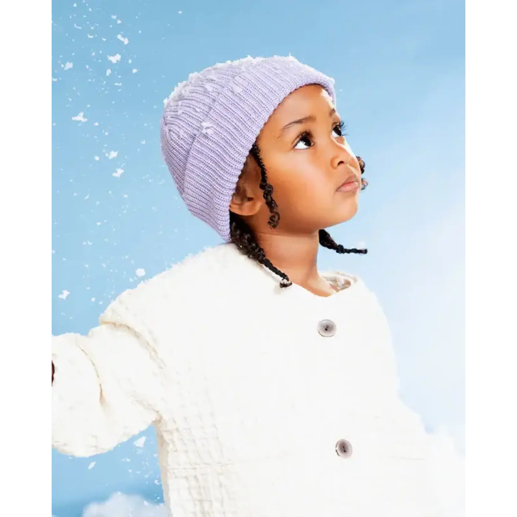 Caribou CARIBOU - Fisherman's knit beany - Lavender