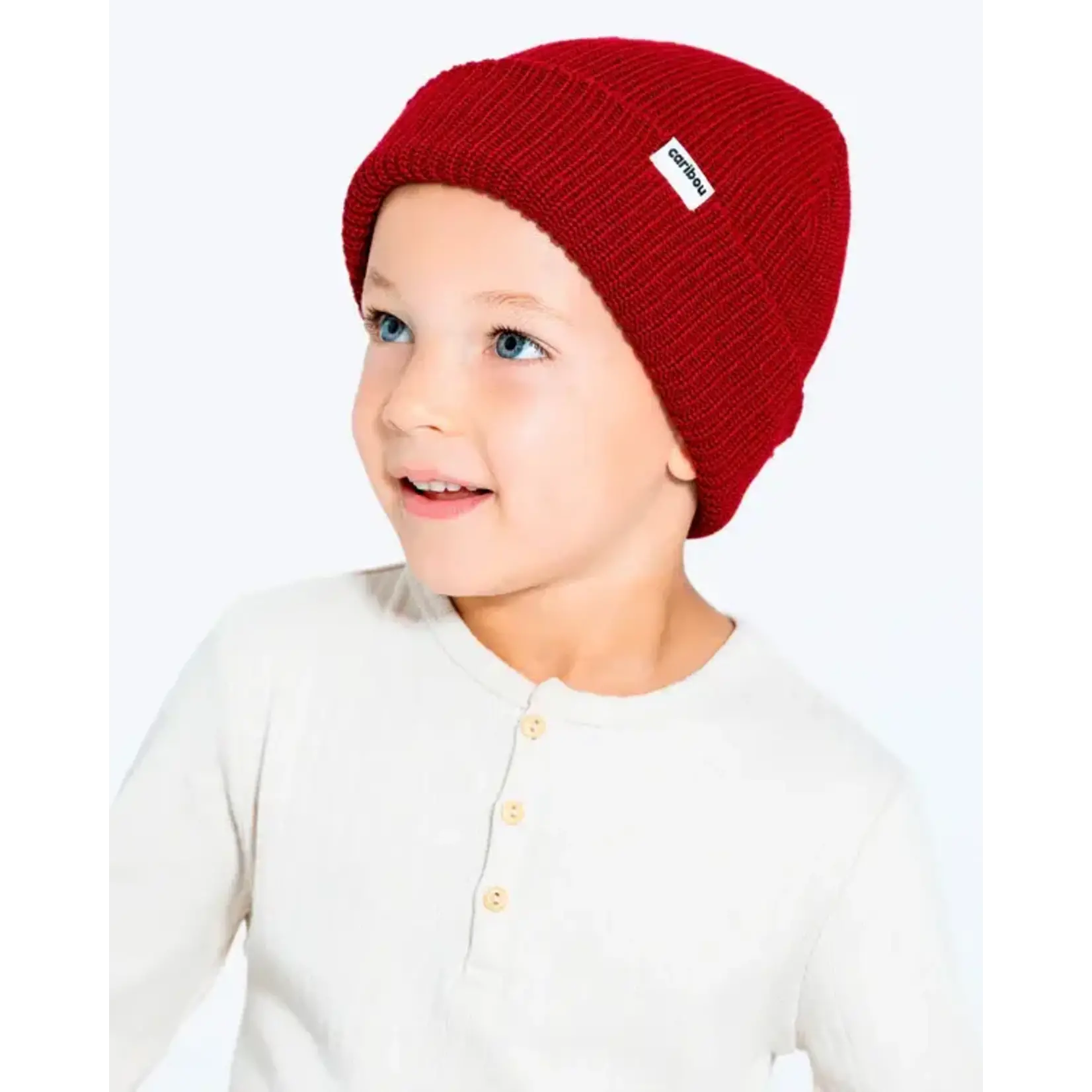 Caribou CARIBOU - Fisherman's knit beany - Burgundy
