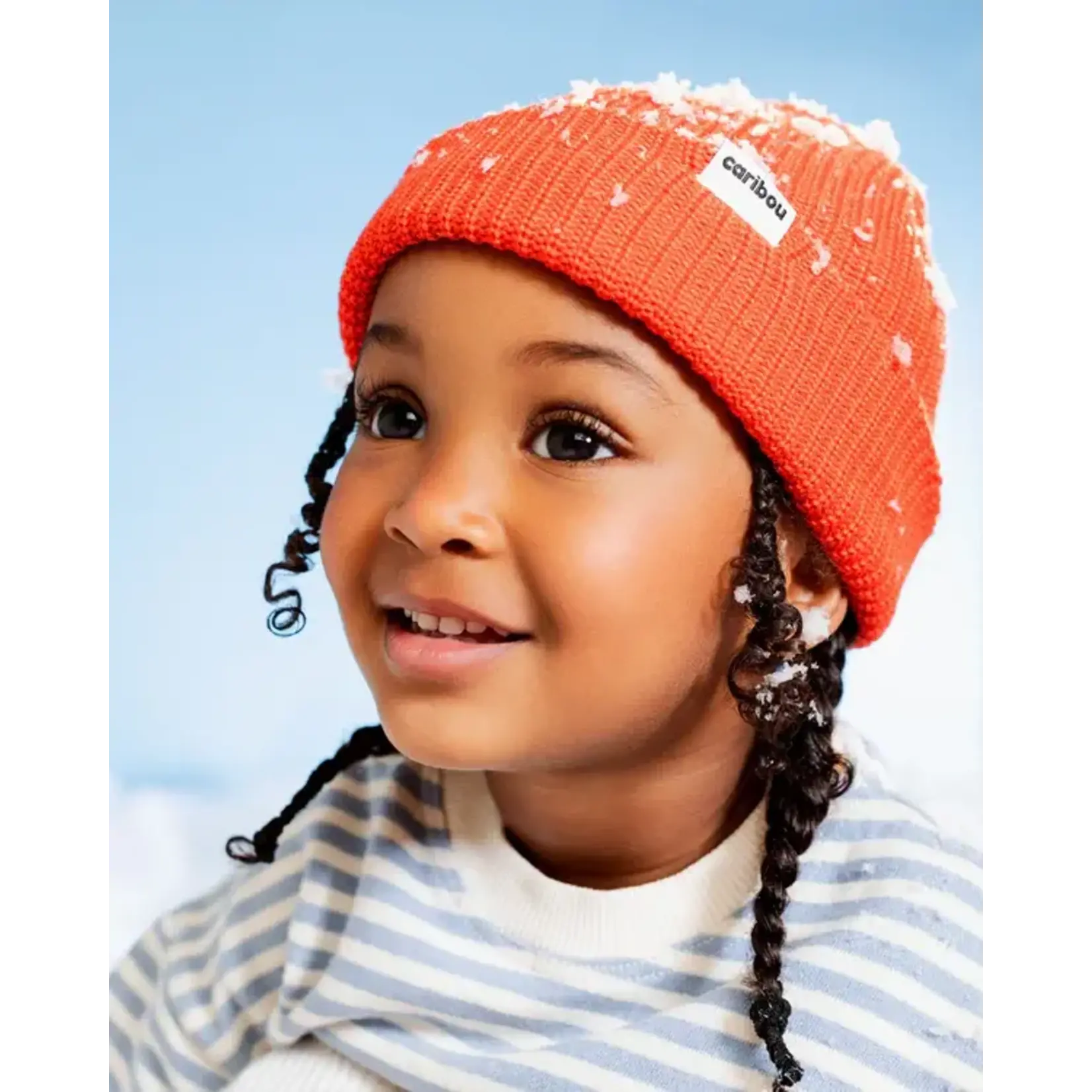 Caribou CARIBOU - Fisherman's knit beany - Tangerine