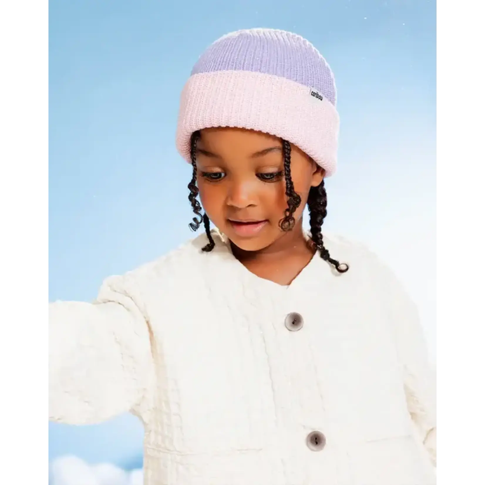 Caribou CARIBOU - Fisherman's knit beany - Flamingo