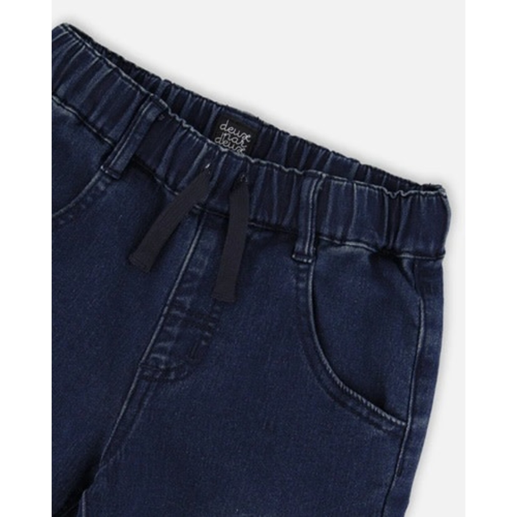 Deux par Deux DEUX PAR DEUX - Navy blue denim-style stretch pants 'Boys' Essentials'