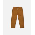 Deux par Deux DEUX PAR DEUX -Pantalon brun en sergé 'Les essentiels garçons '