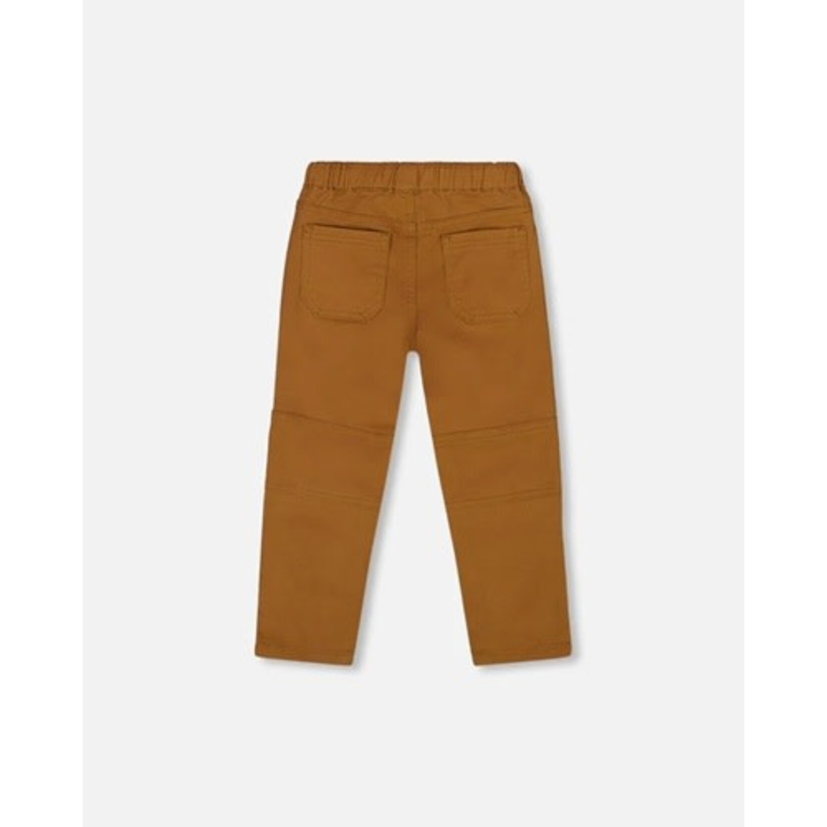 Deux par Deux DEUX PAR DEUX -Pantalon brun en sergé 'Les essentiels garçons '