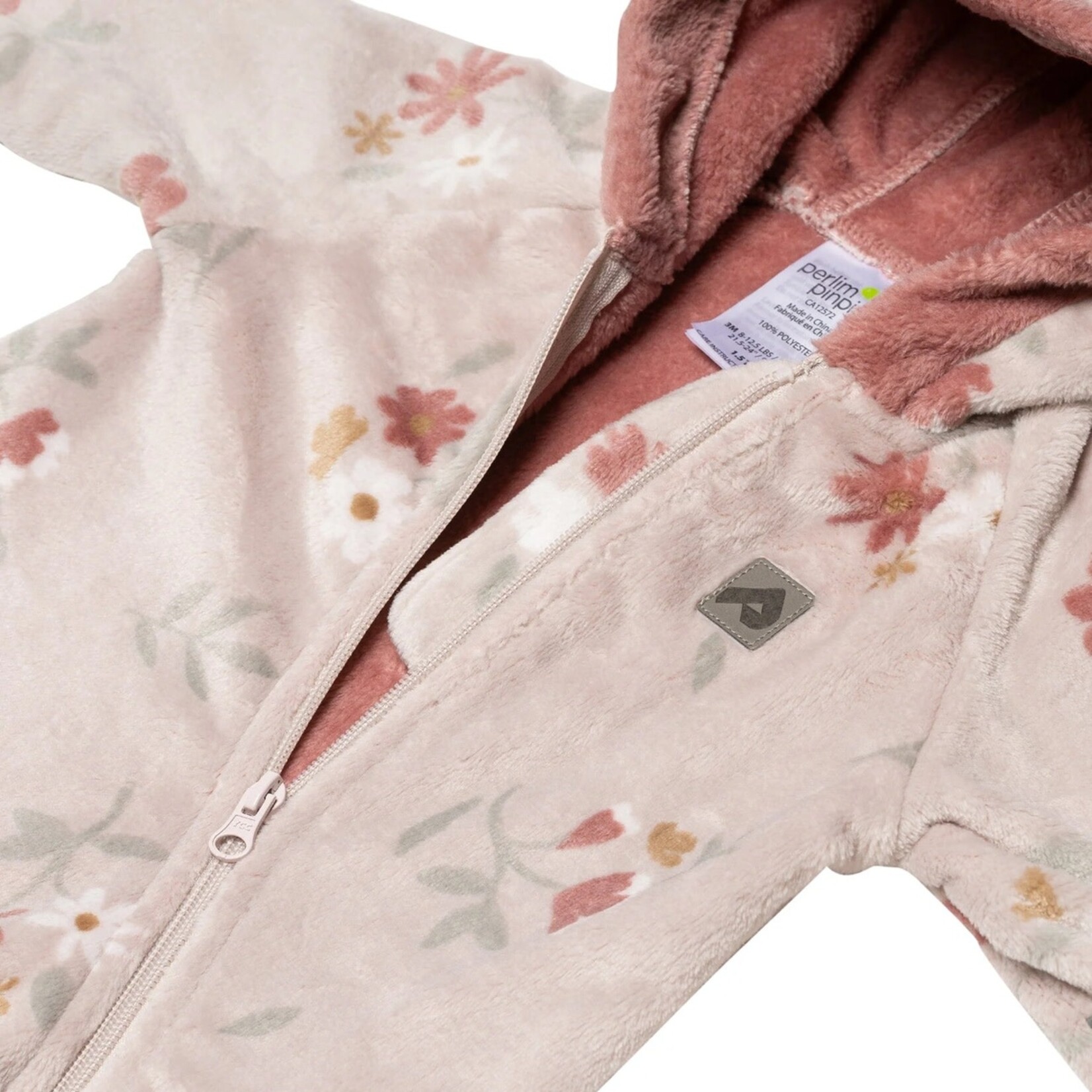 Perlimpinpin PERLIMPINPIN - Combinaison en peluche pour bébé 'Floral' - 1.5 TOGS