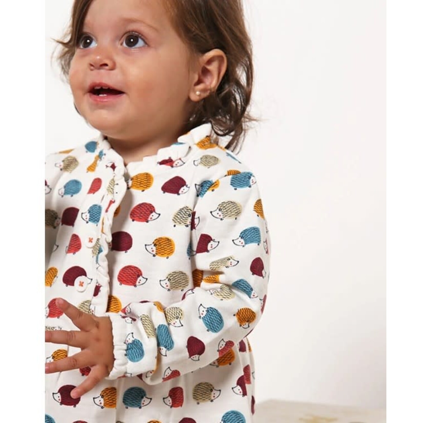 Boboli BOBOLI - Baby dress with hedgehog print