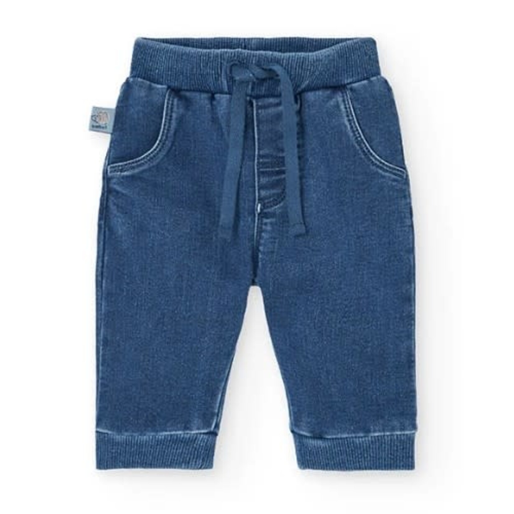 Boboli BOBOLI - Pantalon bébé en tricot bleu