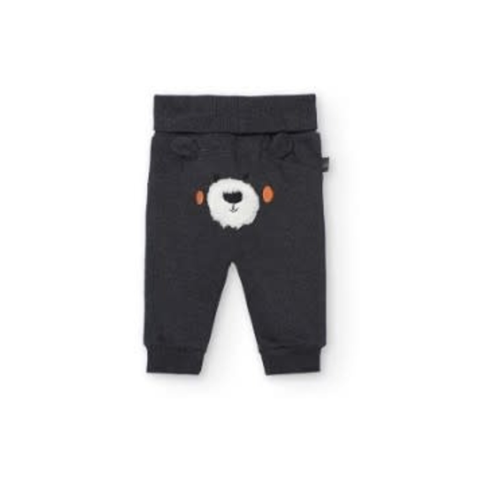Boboli BOBOLI - Ensemble bébé tricot blanc et pantalon gris foncé