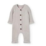 Boboli BOBOLI - Grey Knit One Piece with Buttons