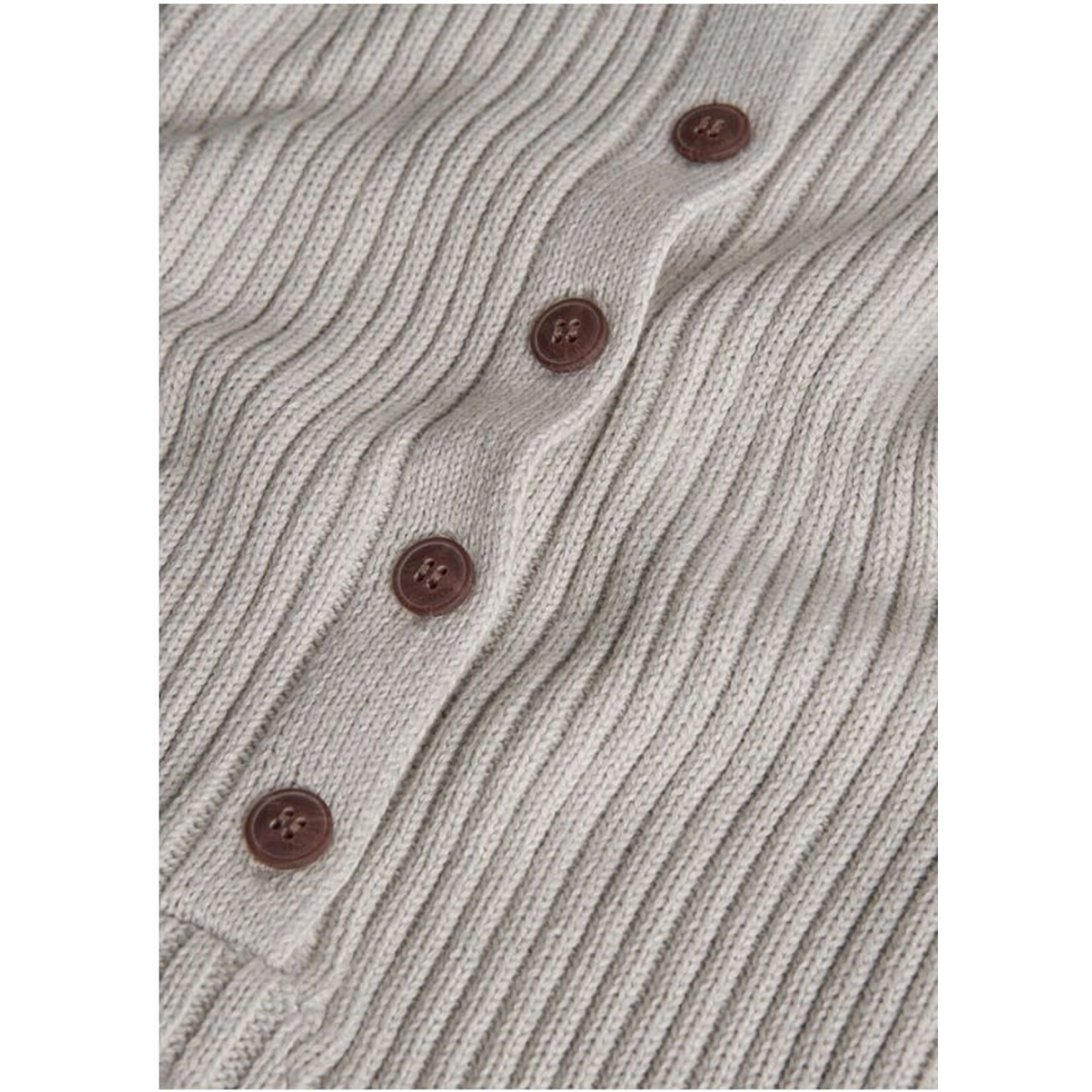 Boboli BOBOLI - Grey Knit One Piece with Buttons