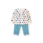 Boboli BOBOLI - Colorful Hedgehog Two-Piece Set