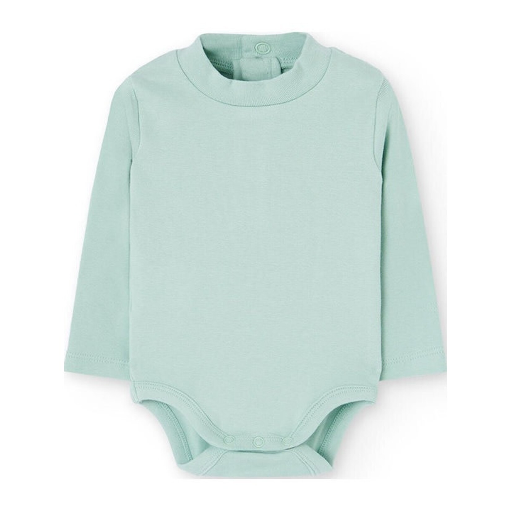 Boboli BOBOLI - Green Overalls Set with Acorn Print and Sage Green Long Sleeved T-Shirt
