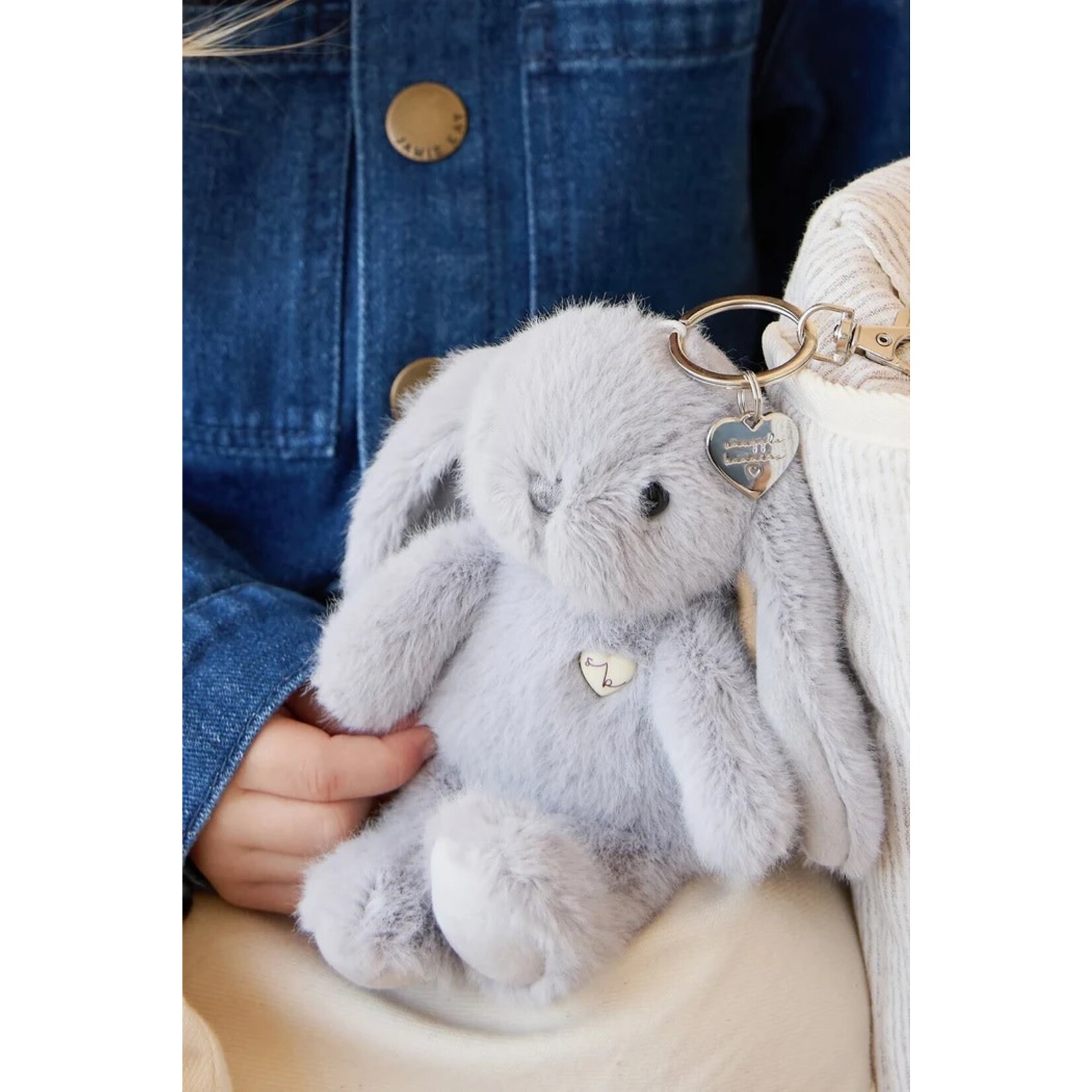 Veille sur toi VEILLE SUR TOI - Snuggle Bunnies Keychain 'Penelope The Bunny - Silver'