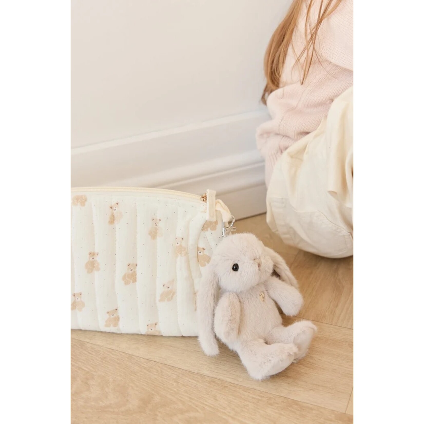 Veille sur toi VEILLE SUR TOI  - Porte-clé en peluche Snuggle Bunnies 'Pénélope le Lapin - Beige'