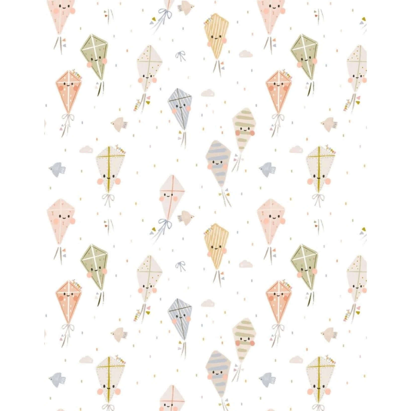 Veille sur toi VEILLE SUR TOI -  Reversible Minky Mini Blanket - Kite