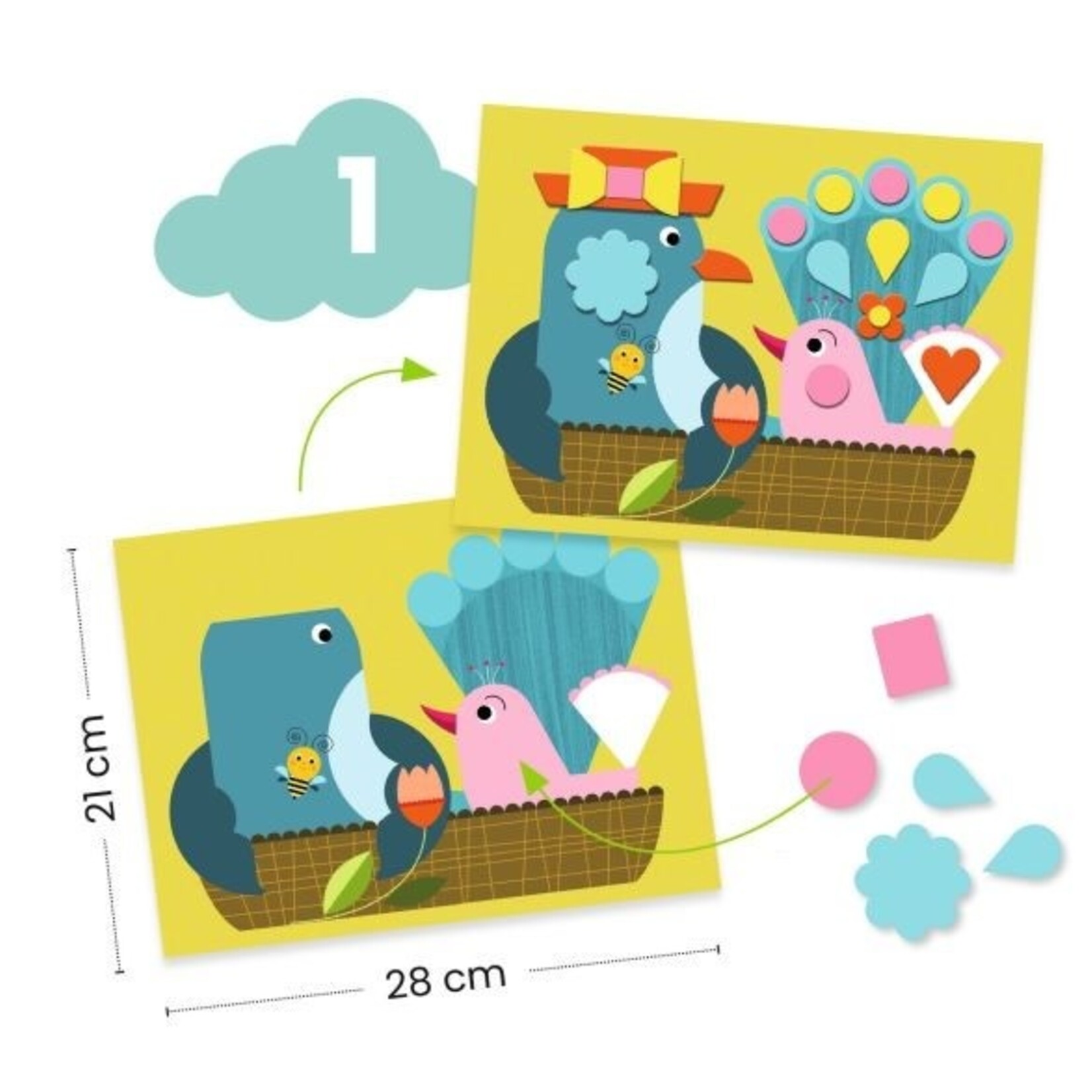 Djeco DJECO - Activity box / The cat and his friends