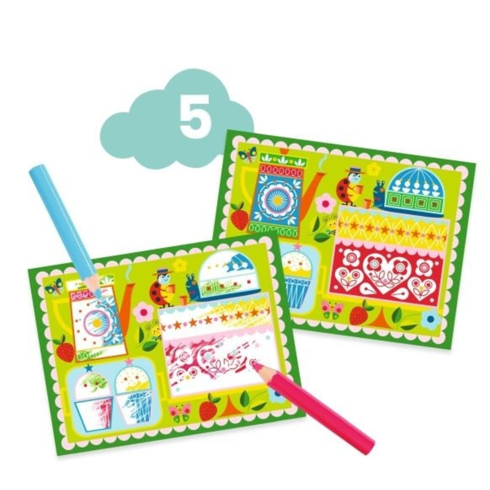 Djeco DJECO - Activity box / The cat and his friends