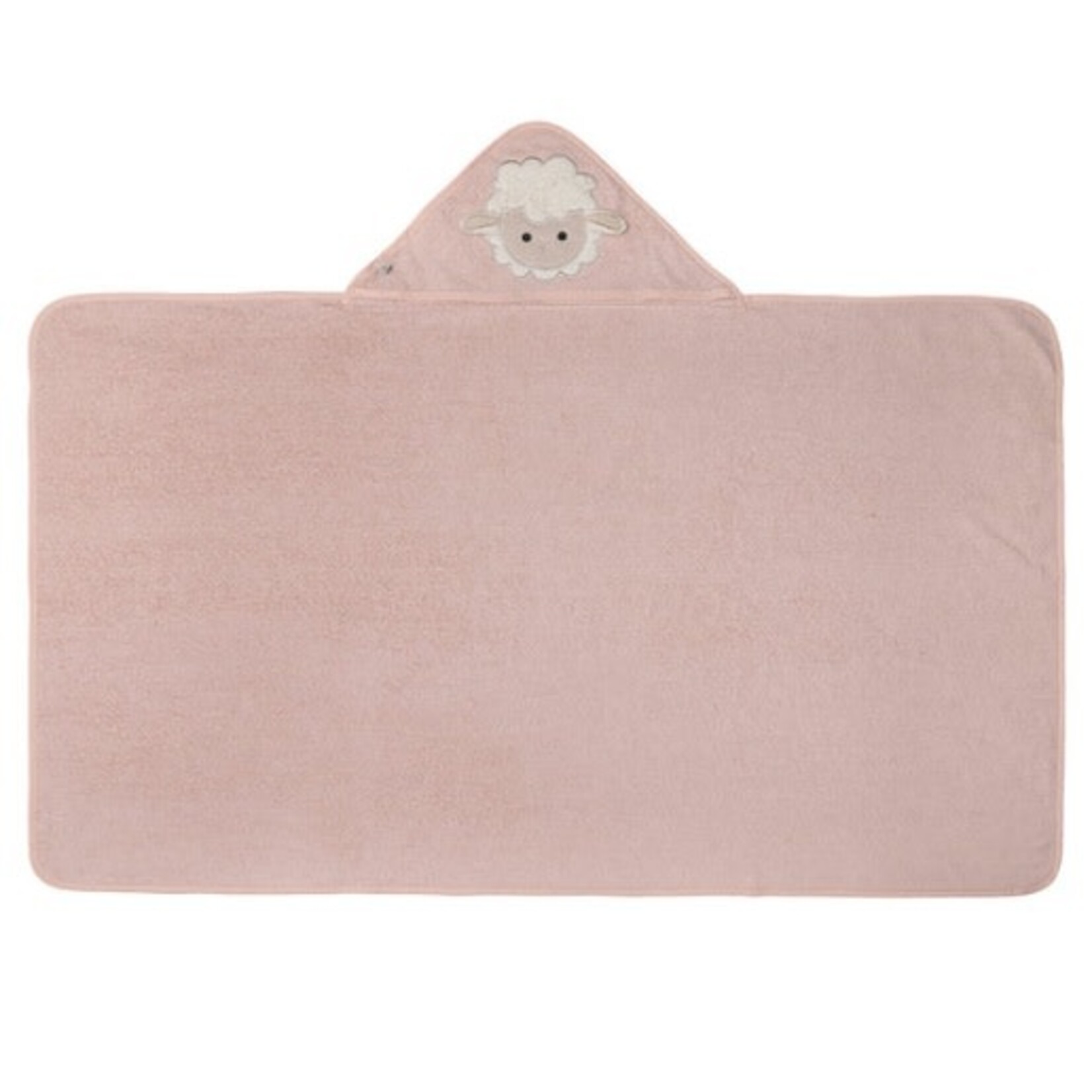 Perlimpinpin PERLIMPINPIN - Serviette de bain à capuchon vert pour enfant  'Mouton'