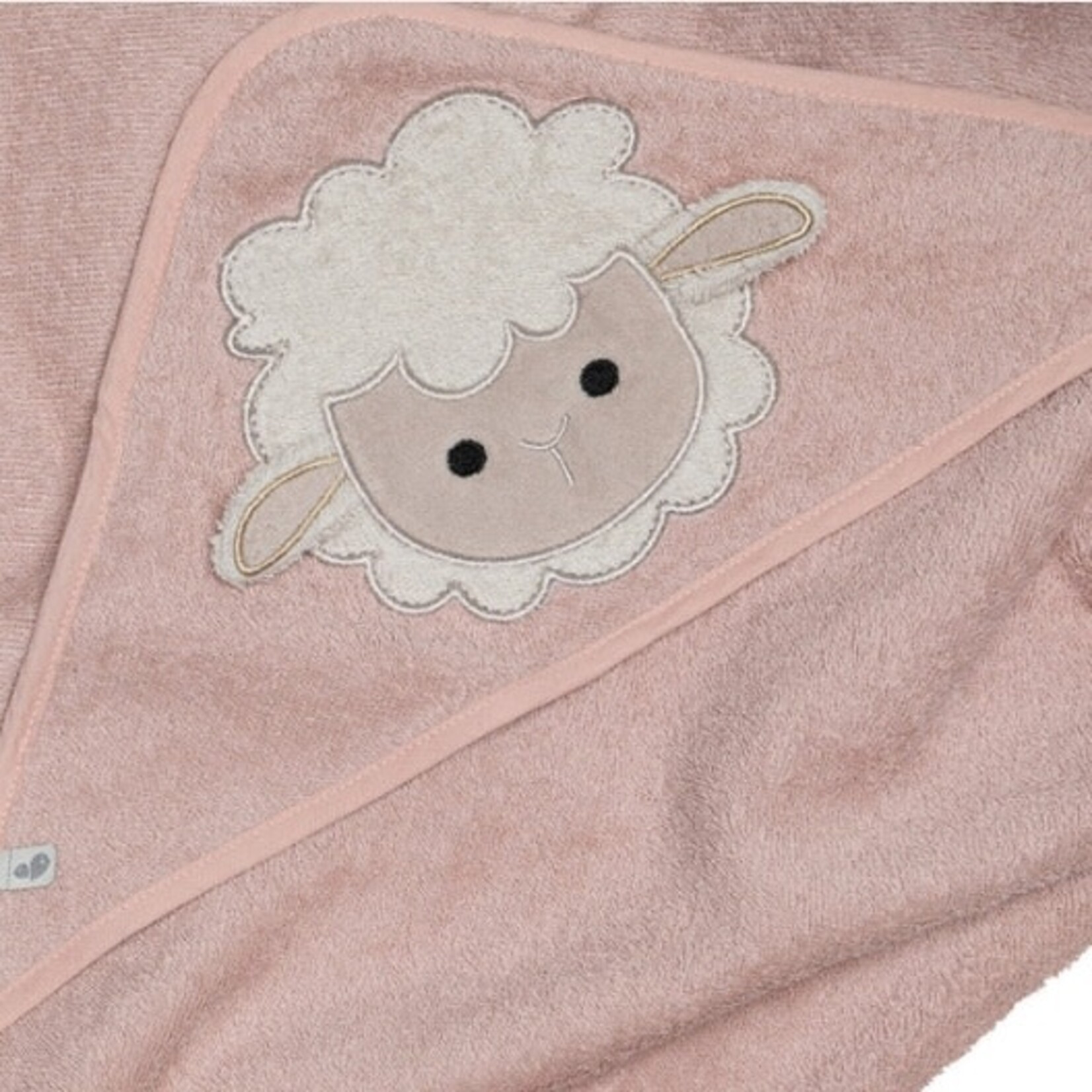 Perlimpinpin PERLIMPINPIN - Serviette de bain à capuchon vert pour enfant  'Mouton'