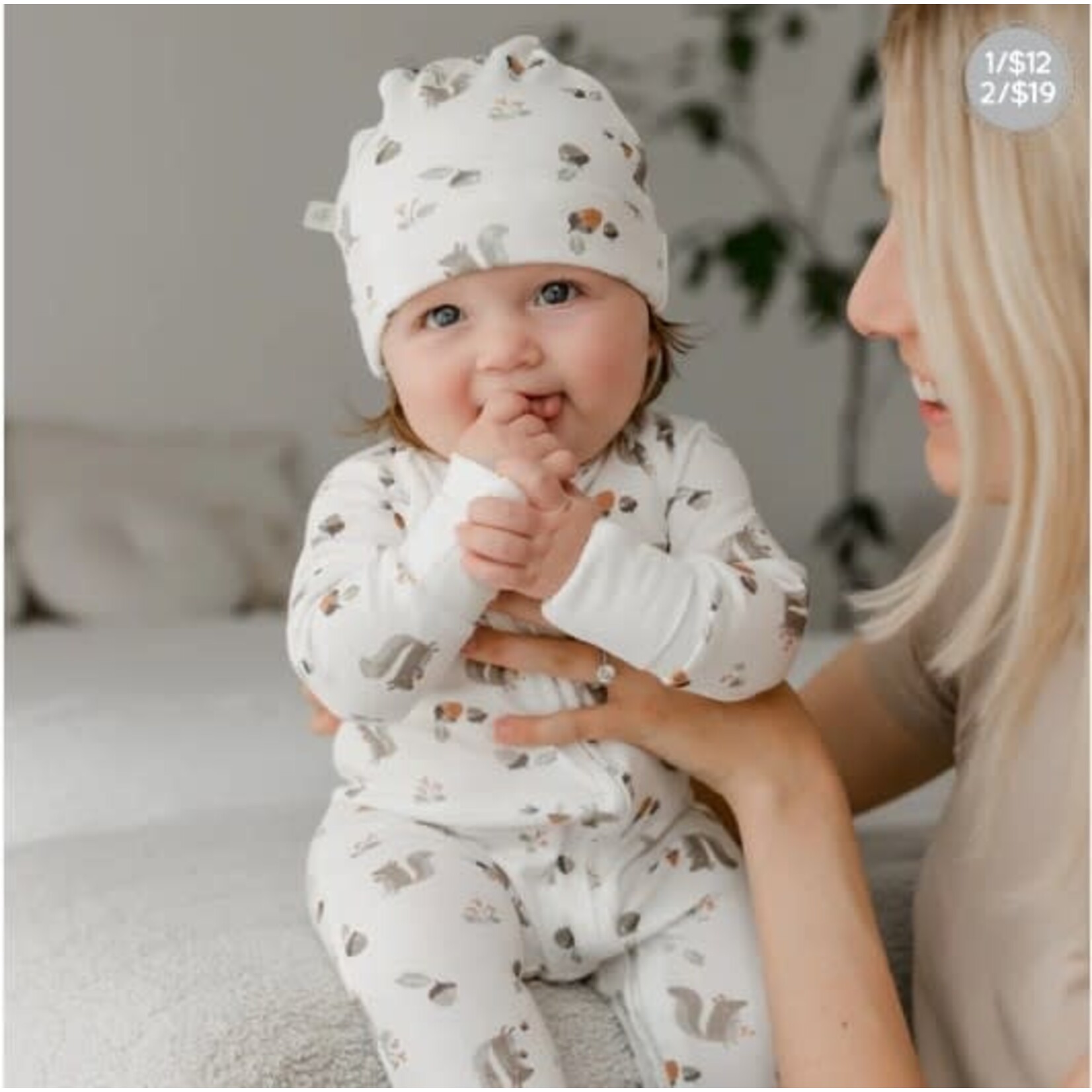 Perlimpinpin  PERLIMPINPIN - Bamboo knot hat - 'Squirrel'