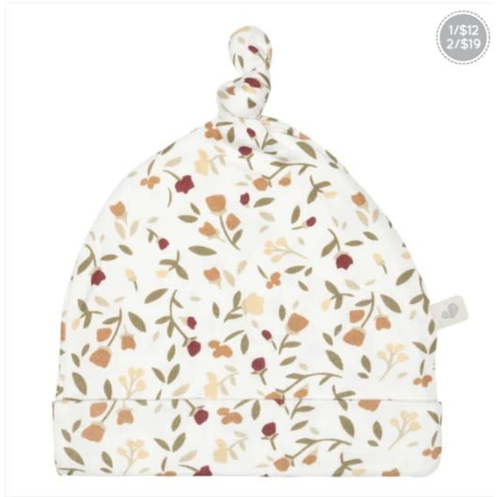 Perlimpinpin PERLIMPINPIN - Bonnet à nœud bambou - 'Floral'