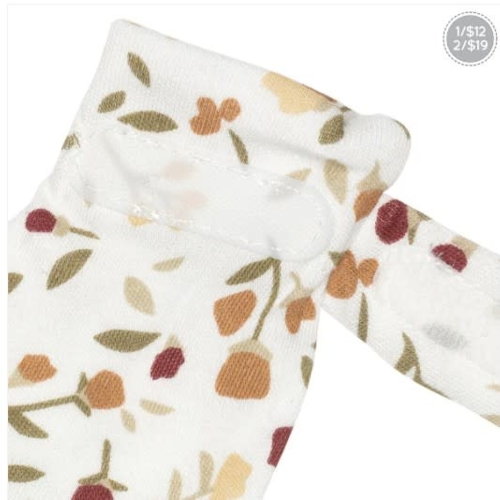 Perlimpinpin PERLIMPINPIN - Mitaines anti-égratignures en bambou - 'Floral'