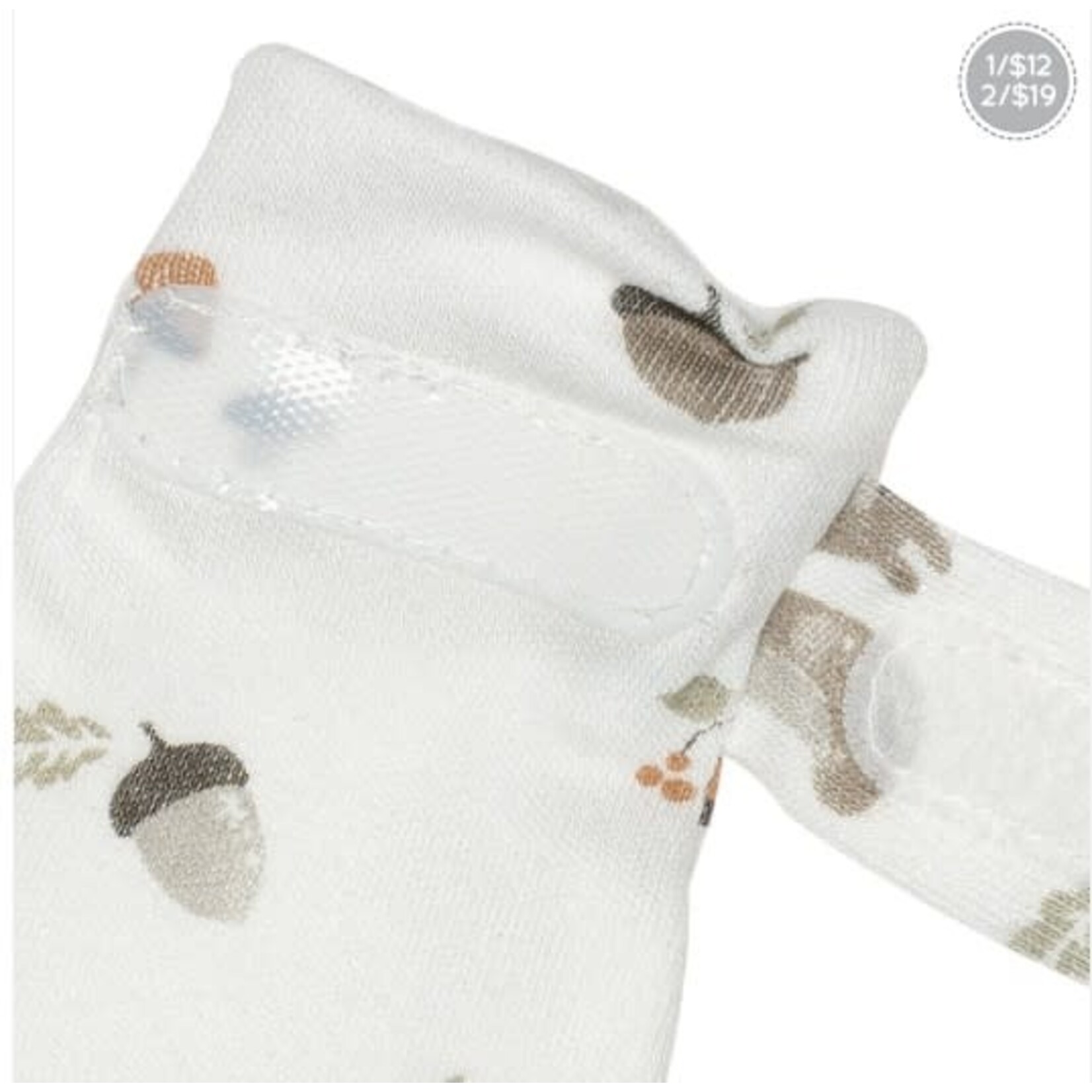 Perlimpinpin PERLIMPINPIN - Bamboo anti-scratch mittens - 'Squirrel'