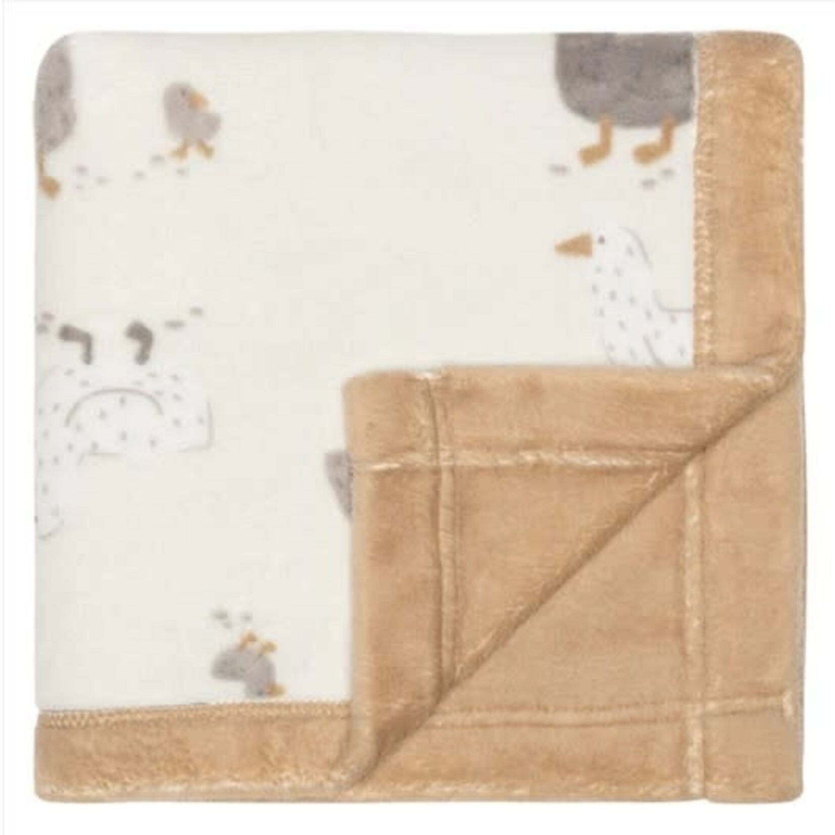 Perlimpinpin PERLIMPINPIN - Plush blanket - My cuddly toy that follows me everywhere - 'Geese'