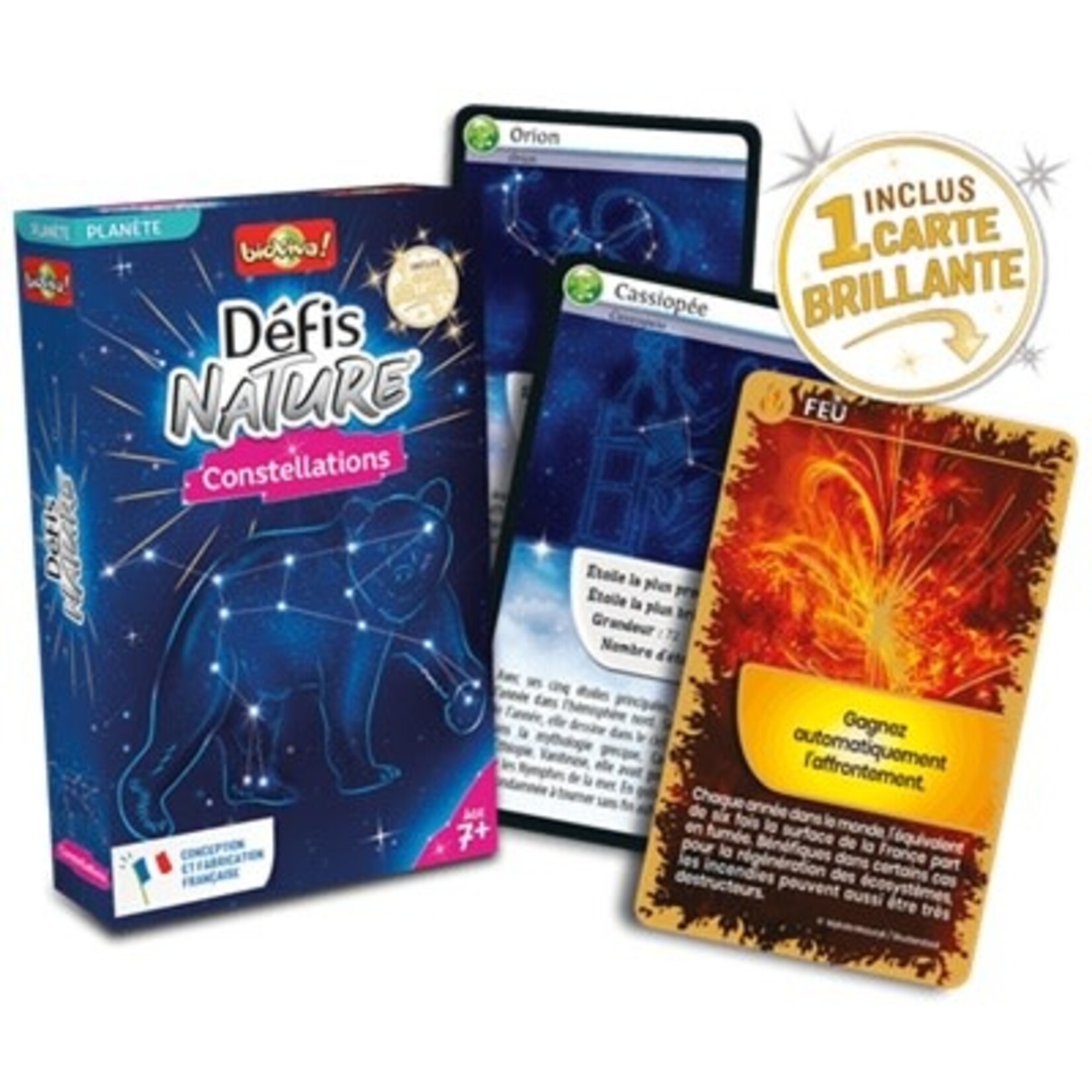 Djeco DJECO - Jeu de cartes 'Défi-Nature - Constellations'