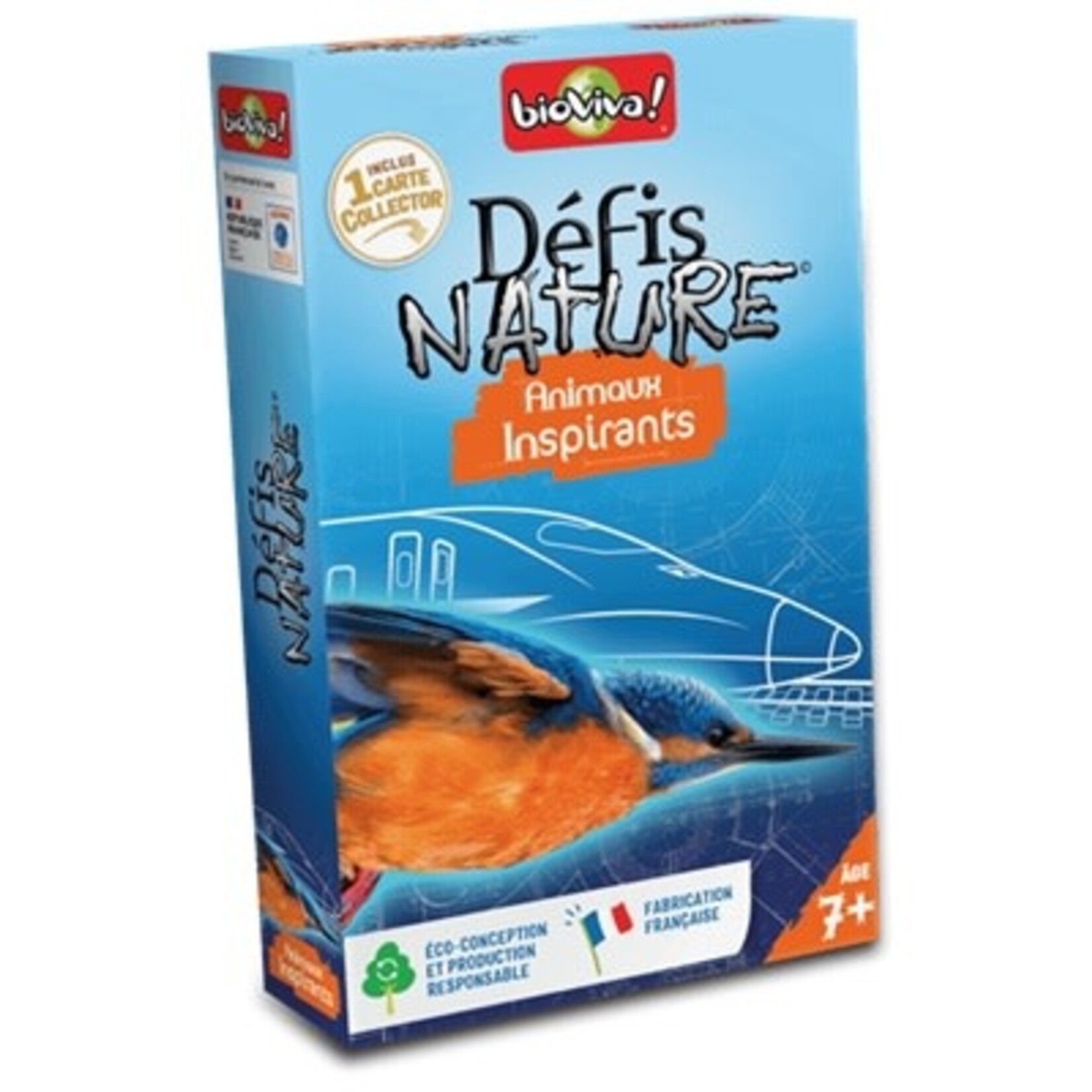 Djeco DJECO - 'Nature Challenge - Inspiring Animals' Card Game- In French