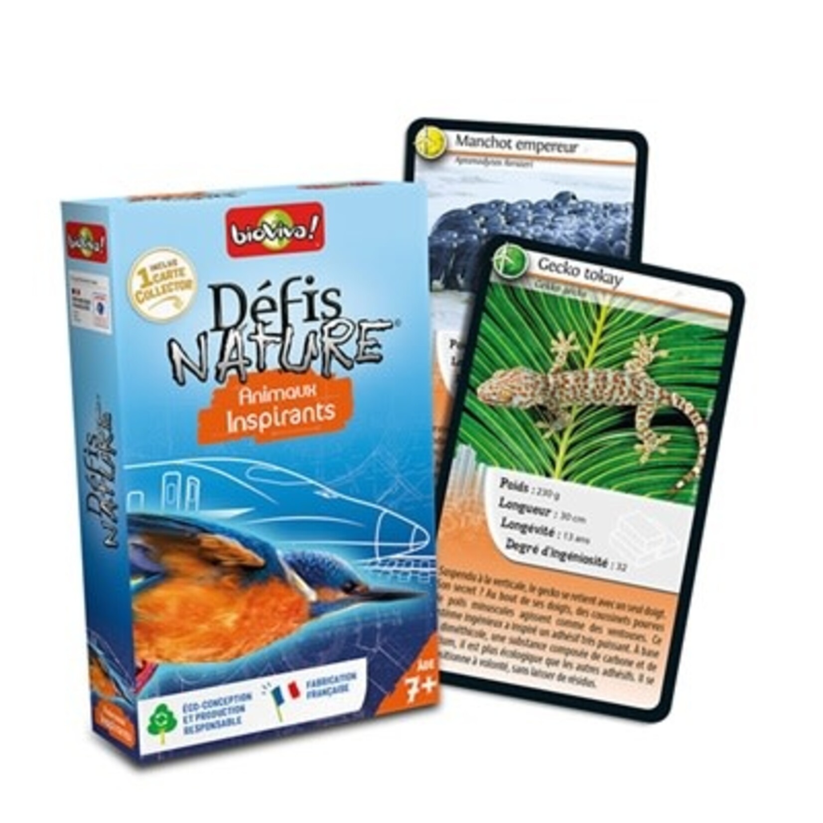 Djeco DJECO - Jeu de cartes 'Défi-Nature - Animaux inspirants'