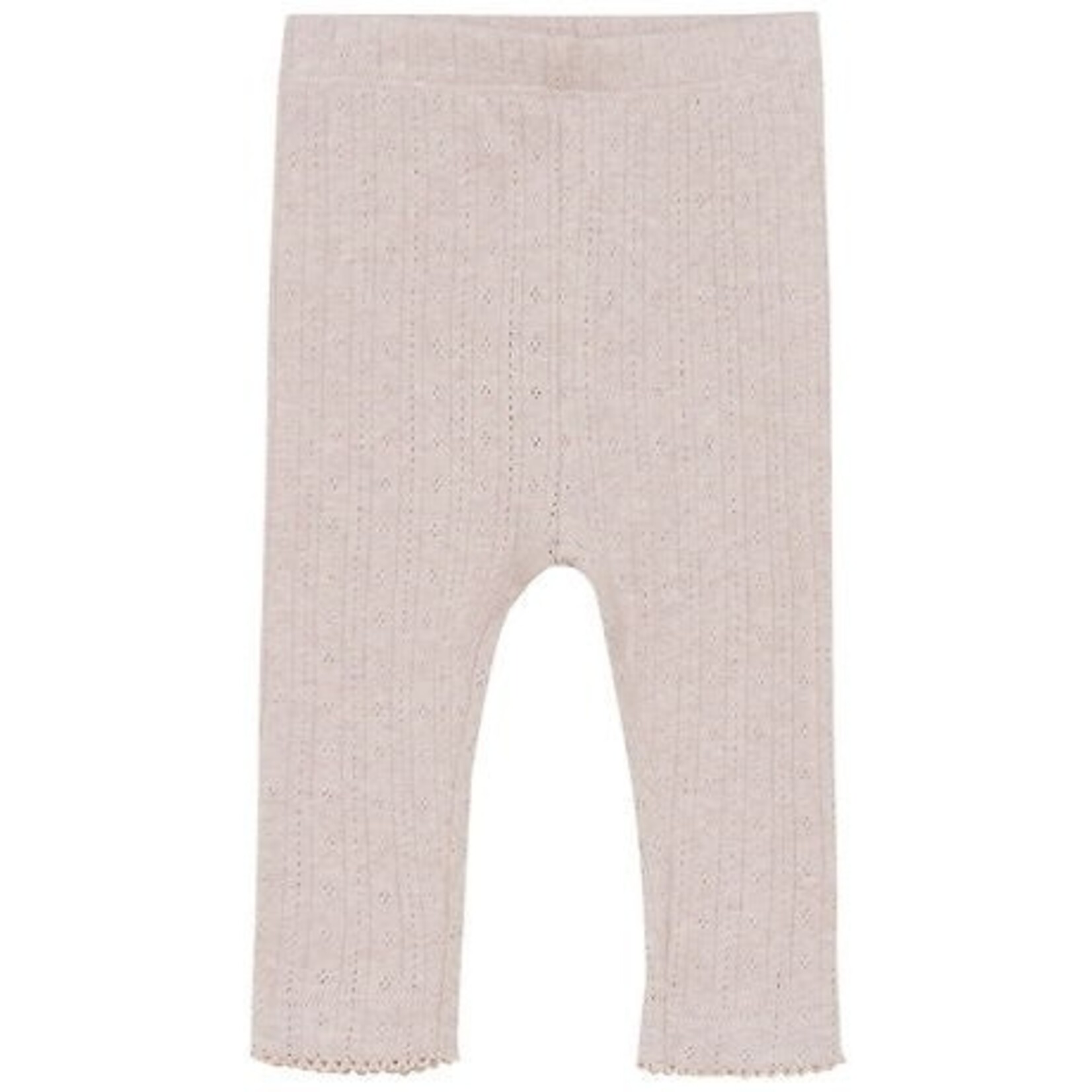 Fixoni FIXONI - Pointelle Leggings - Pale Pink