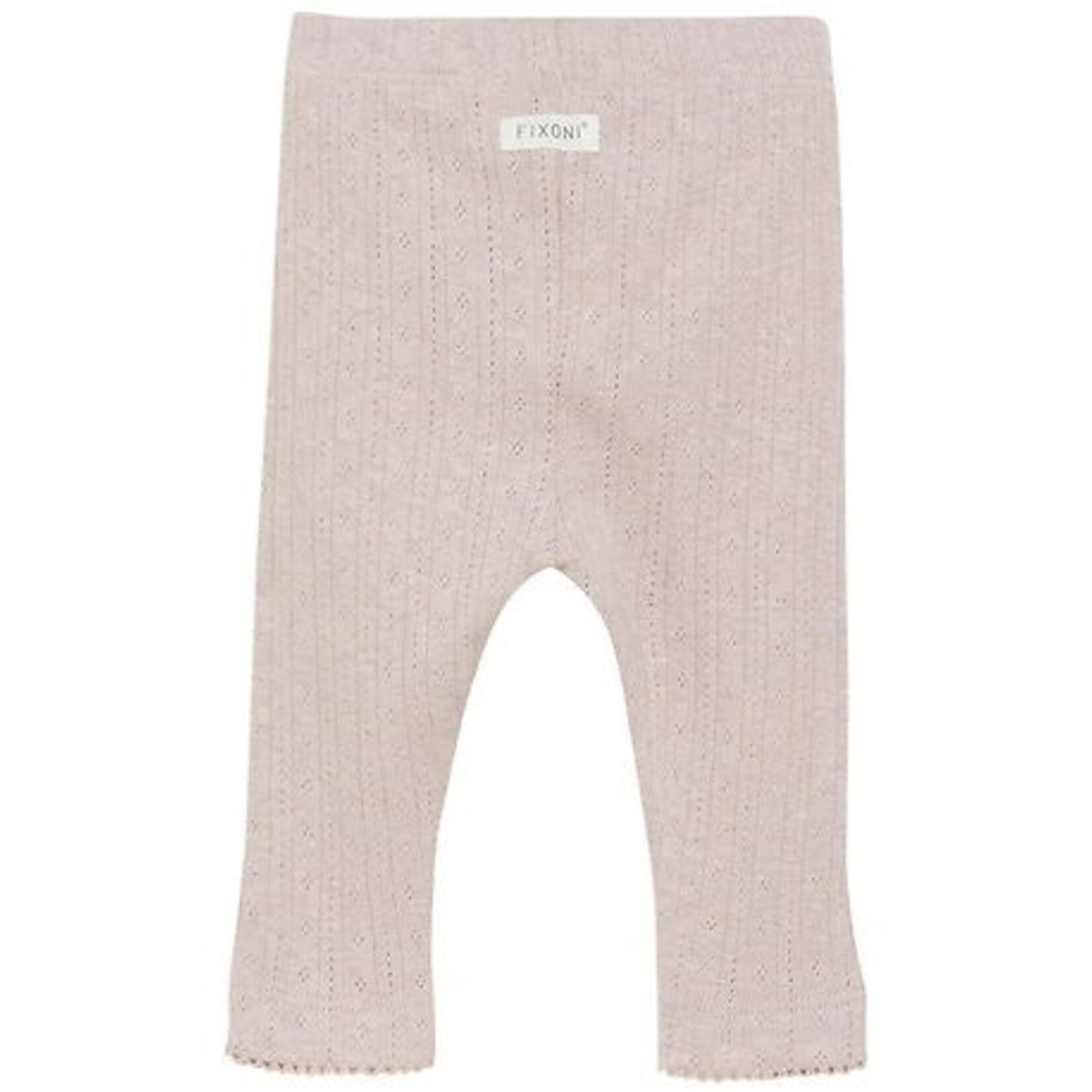Fixoni FIXONI - Leggings pointelle - Rose pâle