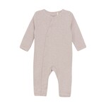 Fixoni FIXONI - Pale pink pointelle romper